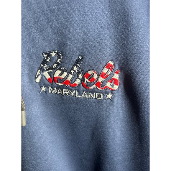 Nike Men's Dri-Fit Rebels Maryland Blue Hoodie XXL - Picture 4 of 9